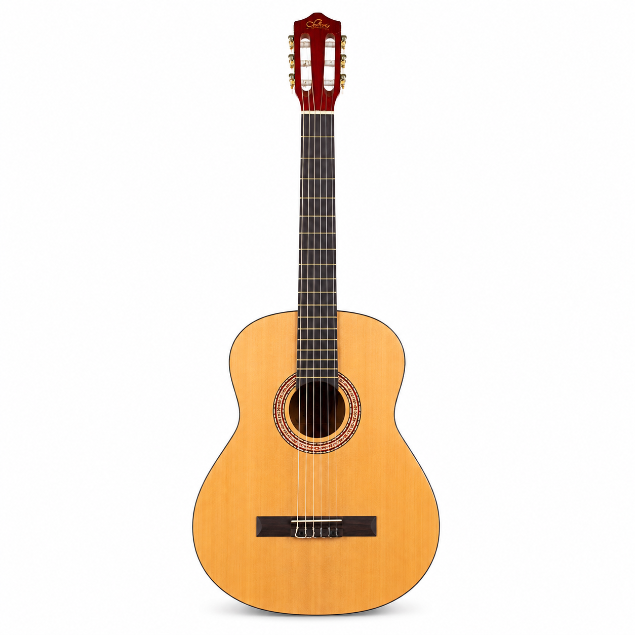 Guitarra Clásica Sevillana 39” Natural con Alma + Funda 8446