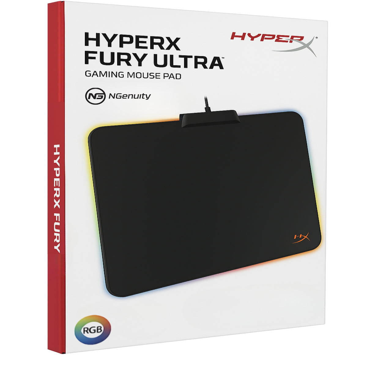 Mouse Pad Gamer Hyperx Fury Ultra Rgb 360X300X5mm HX-MPFU-M