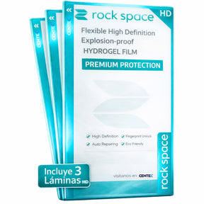 Pack 3 Hidrogel Rock Space HD para Honor X6b