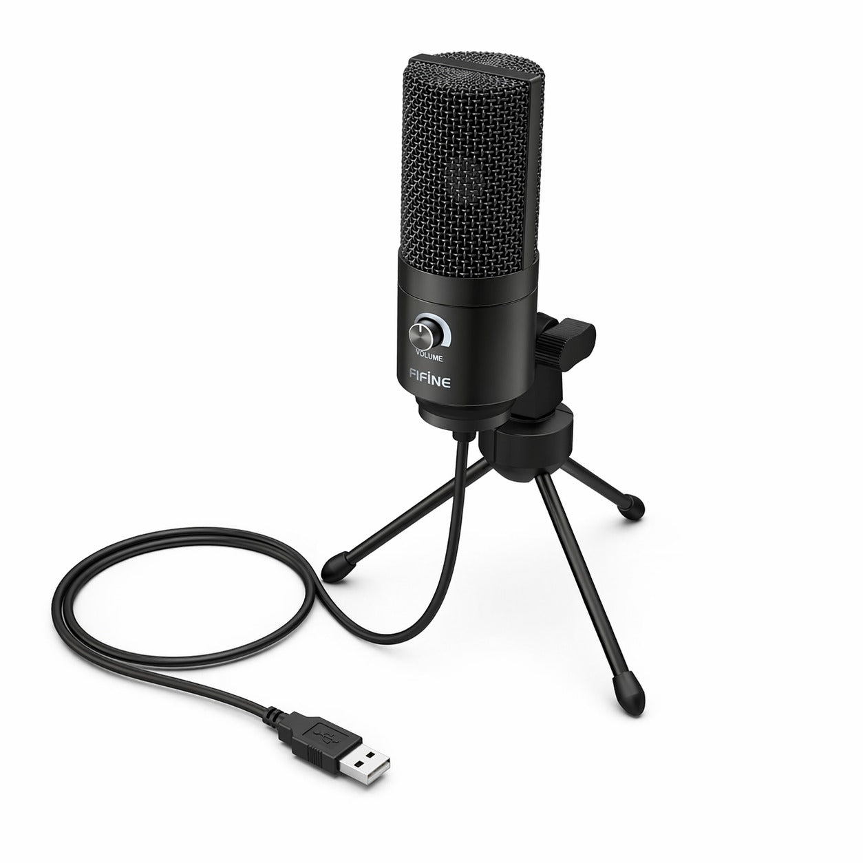 Micrófono Condensador USB Multiplataformas Fifine K669BK Pro