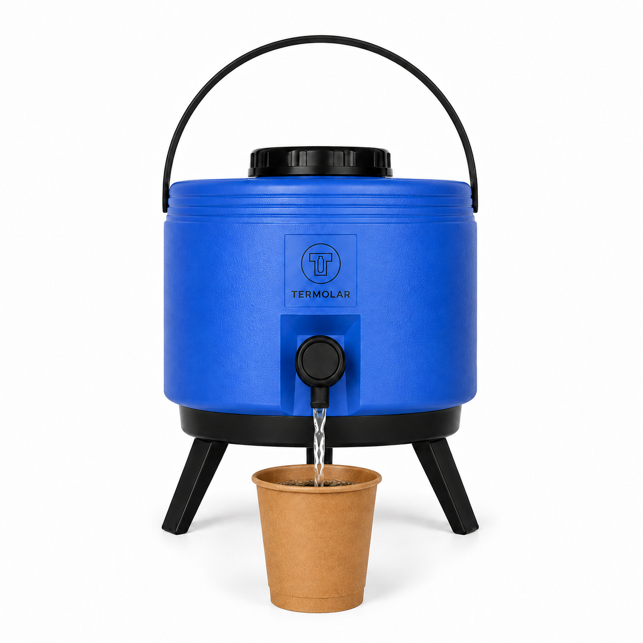 Maxi Termo 6 Litros Termolar Azul para Agua Caliente y Fria
