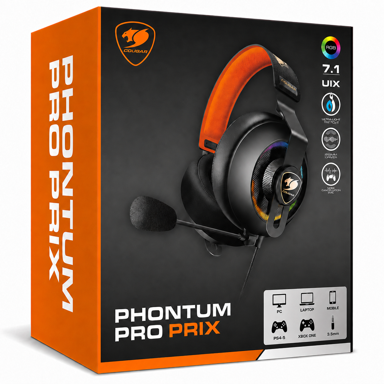 Audifonos Cougar Phontum Pro Prix USB 7.1 Multiplataformas