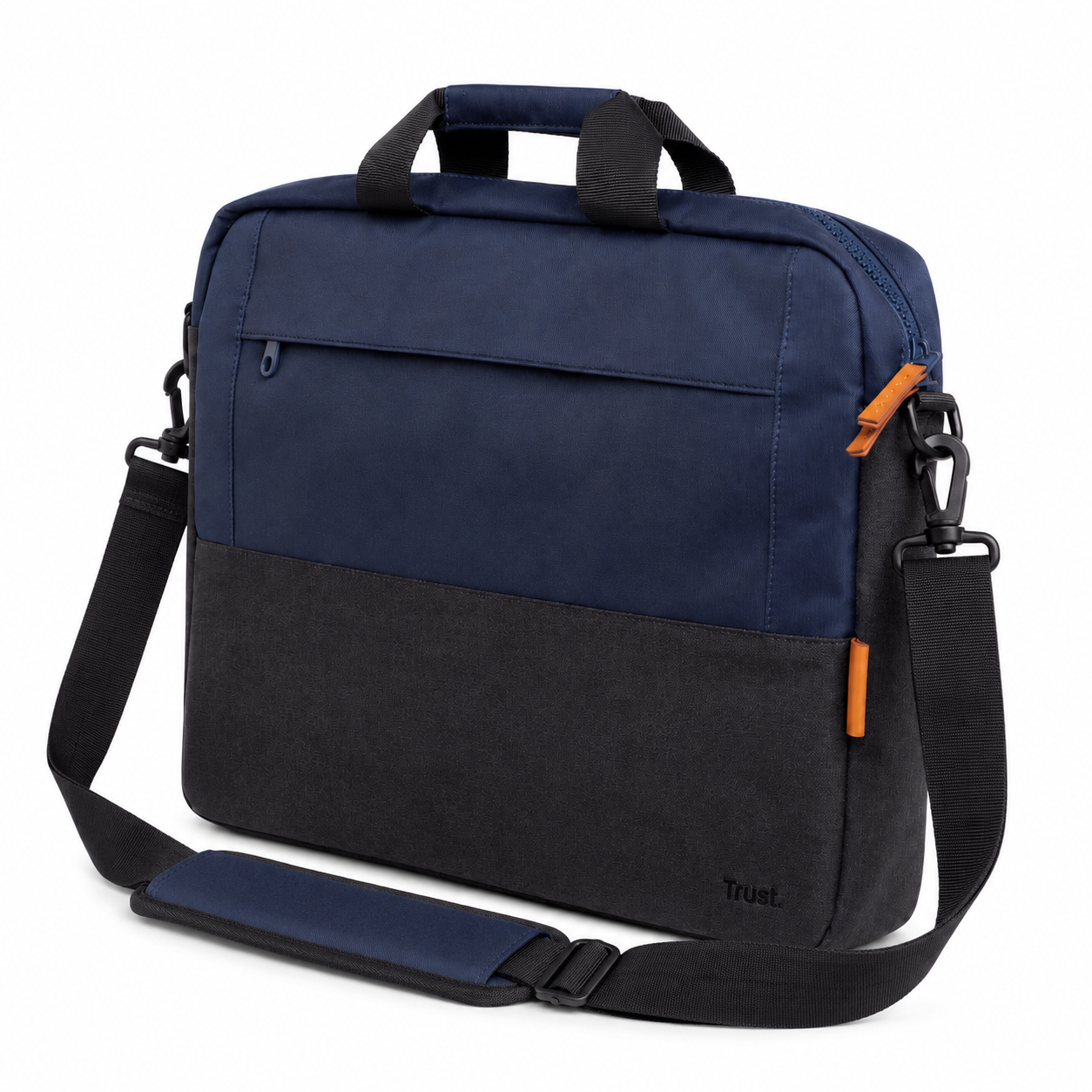 Bolso Notebook Trust Lisboa 16" Max Ultra Delgado Navy