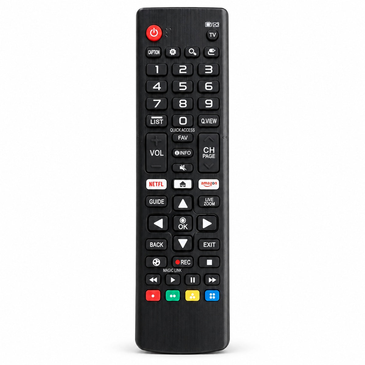 Control Remoto Compatible con Smart TV LG Universal Black