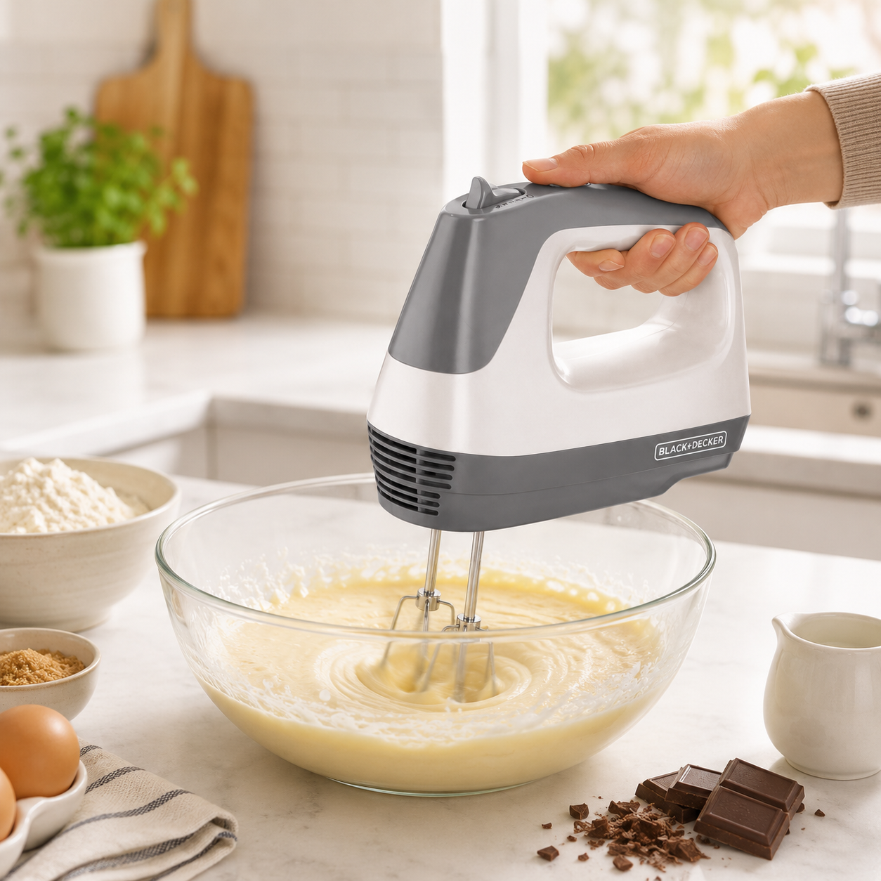 Batidora de Mano Black + Decker MX1500W-CL Turbo