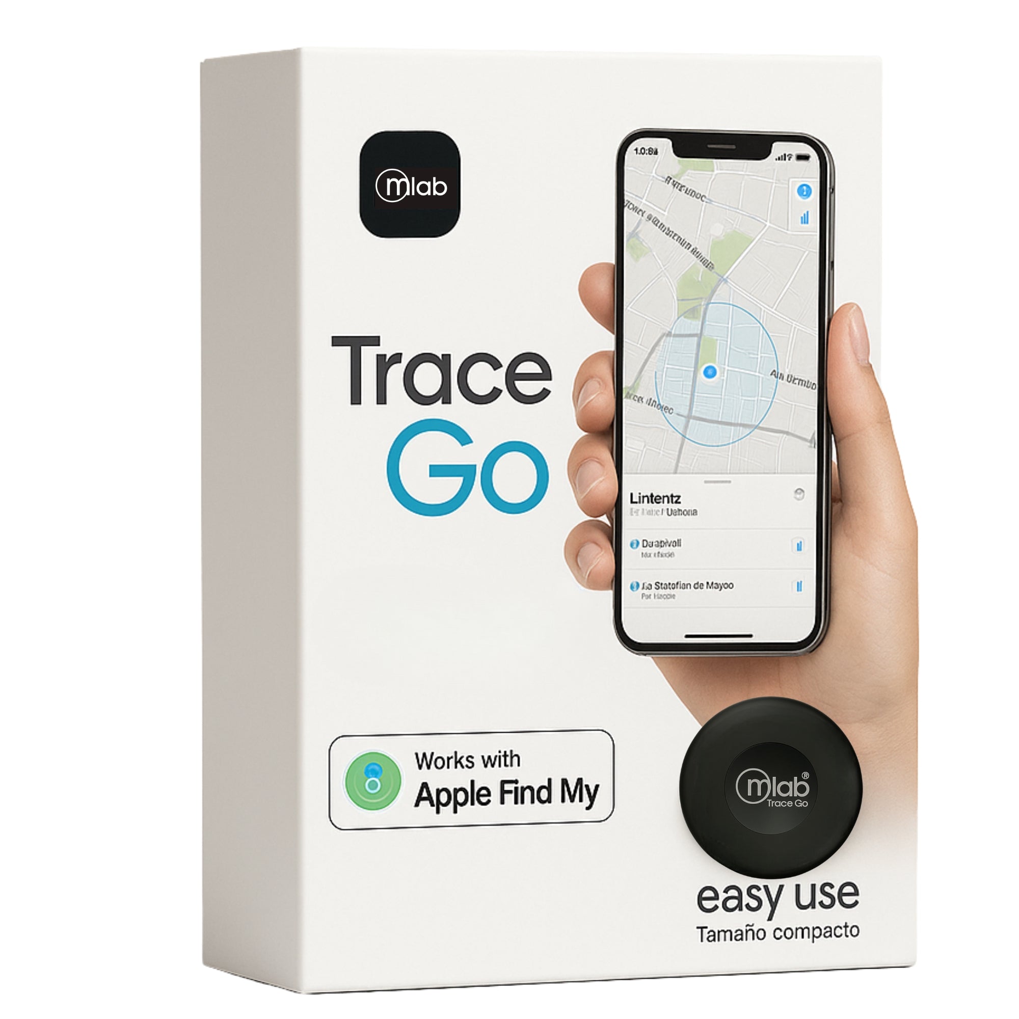 GPS MFI Rastreador Multiuso Compatible para Apple Find My