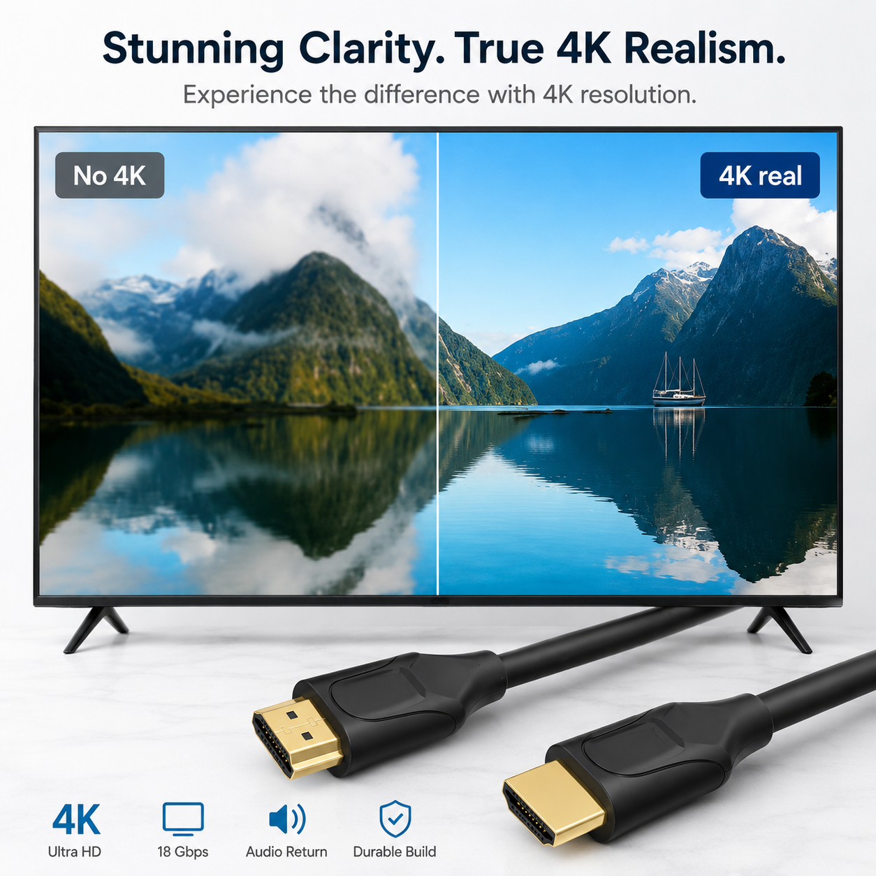 Cable HDMI 4K Profesional 10MT  Ultra HD Versión HDMI 2.0