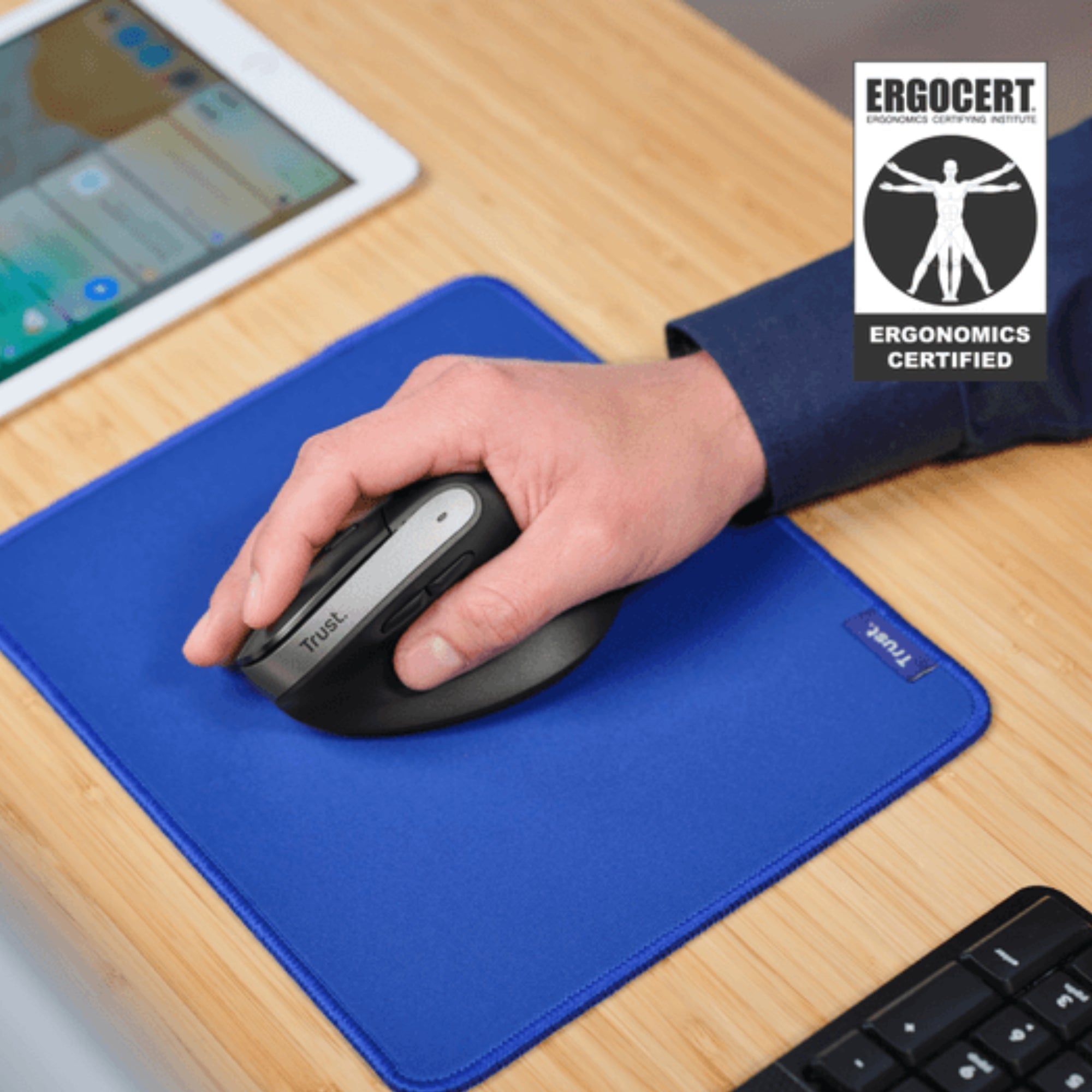 Mouse Inalámbrico Vertical Ergonómico Bayo+ Bluetooth / USB