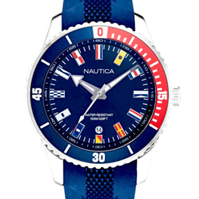 Reloj Nautica Hombre Deluxe Edition Nappbs038 Doble Correa