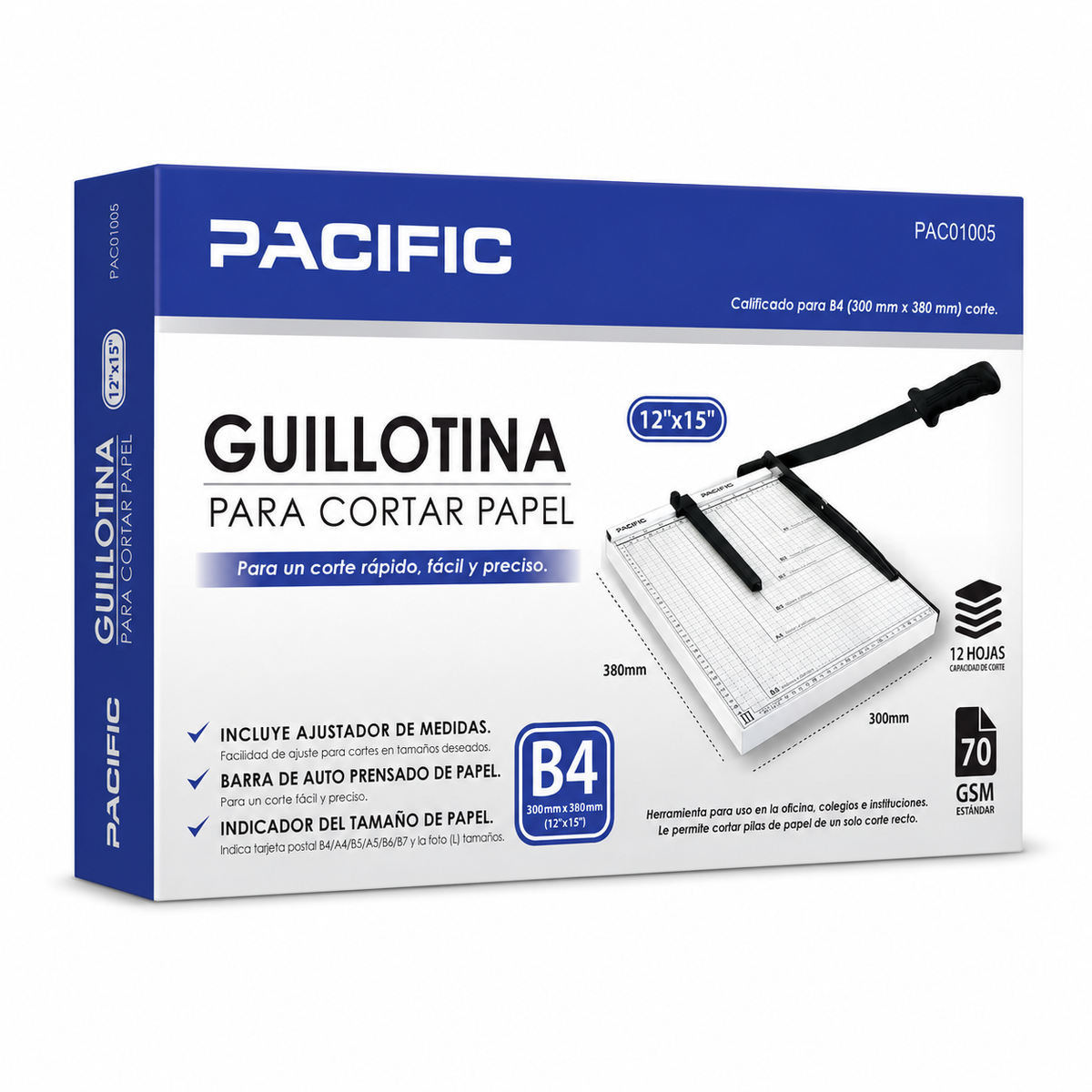 Guillotina Profesional Auto Afilable (300mm x 380mm) 11005