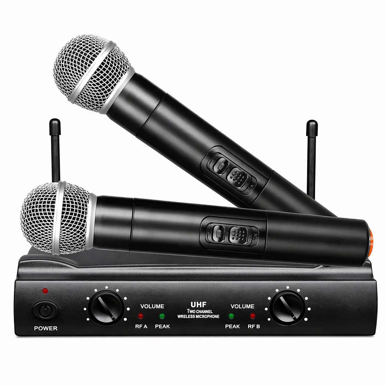 Kit de Micrófonos Inalámbricos UHF Profesionales WU-828 HD