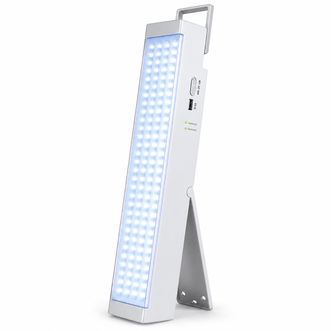 Lampara de Emergencia Recargable 160 LED 24Hrs con Powerbank