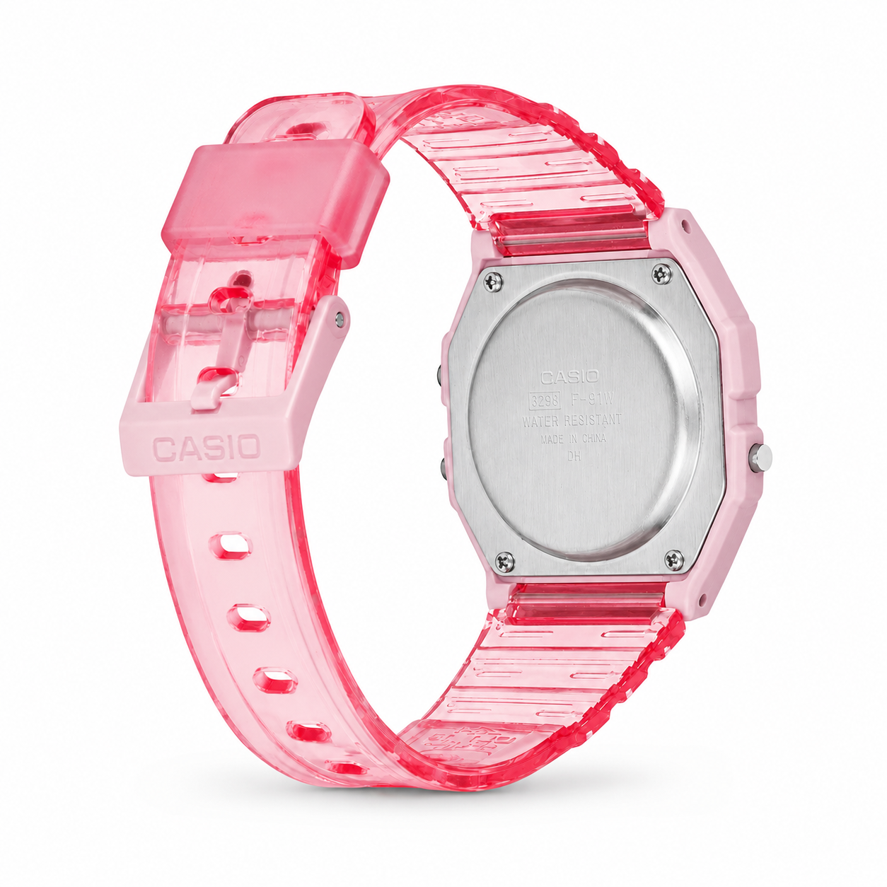 Reloj Digital Casio Femenino Rosado F-91WS-4DF