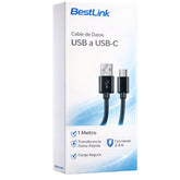 Cable de Datos USB a USB-C 1MT para Android Auto y  CarPlay