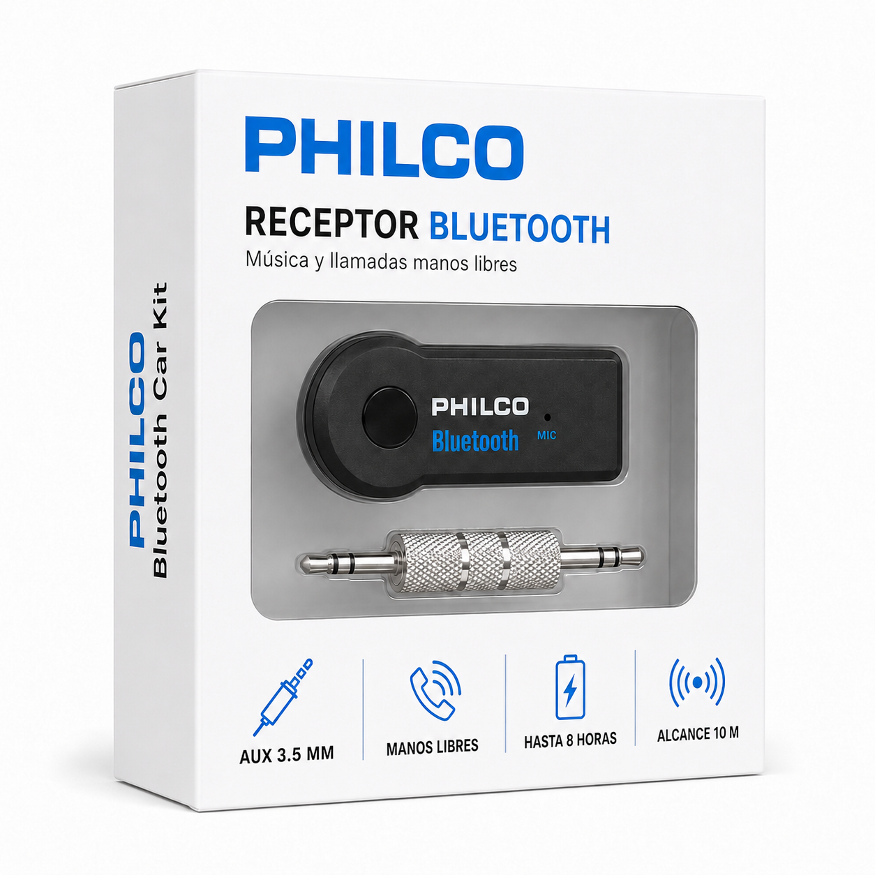 Transmisor de Música vía Bluetooth con Manos Libre BT100