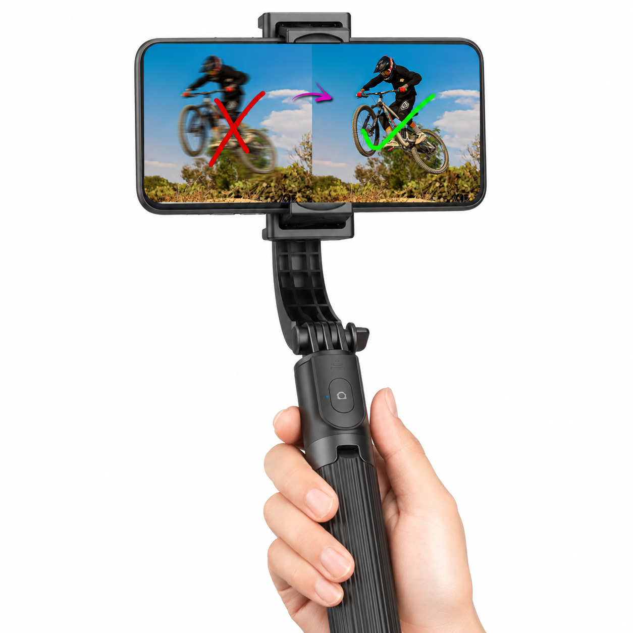 Estabilizador de imágenes y video para Celular Inteligente