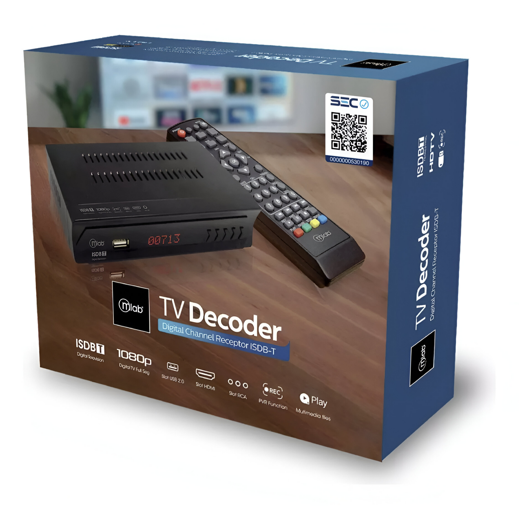 Decodificador de Señal Digital para TV ISDB-T High Power