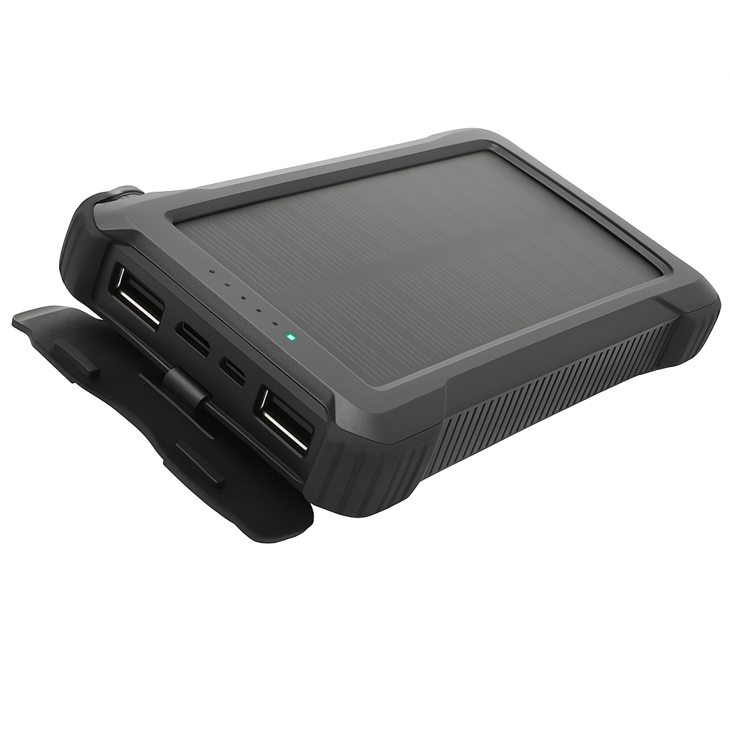 Powerbank Solar Outdoor Multipuertos 10000maH Carga Rápida