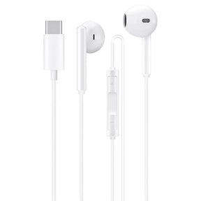 Audífonos Type-C HIFI con Manos Libre Tecmaster White 300516