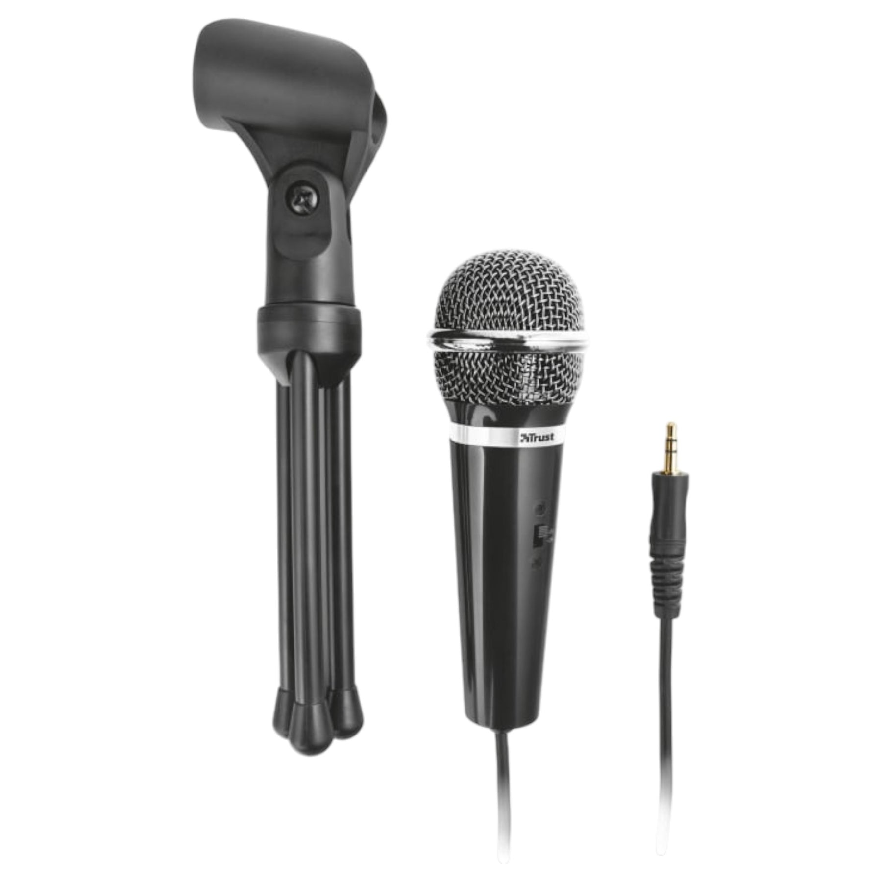 Microfono Trust Starzz con Tripode y conector Jack 3.5mm