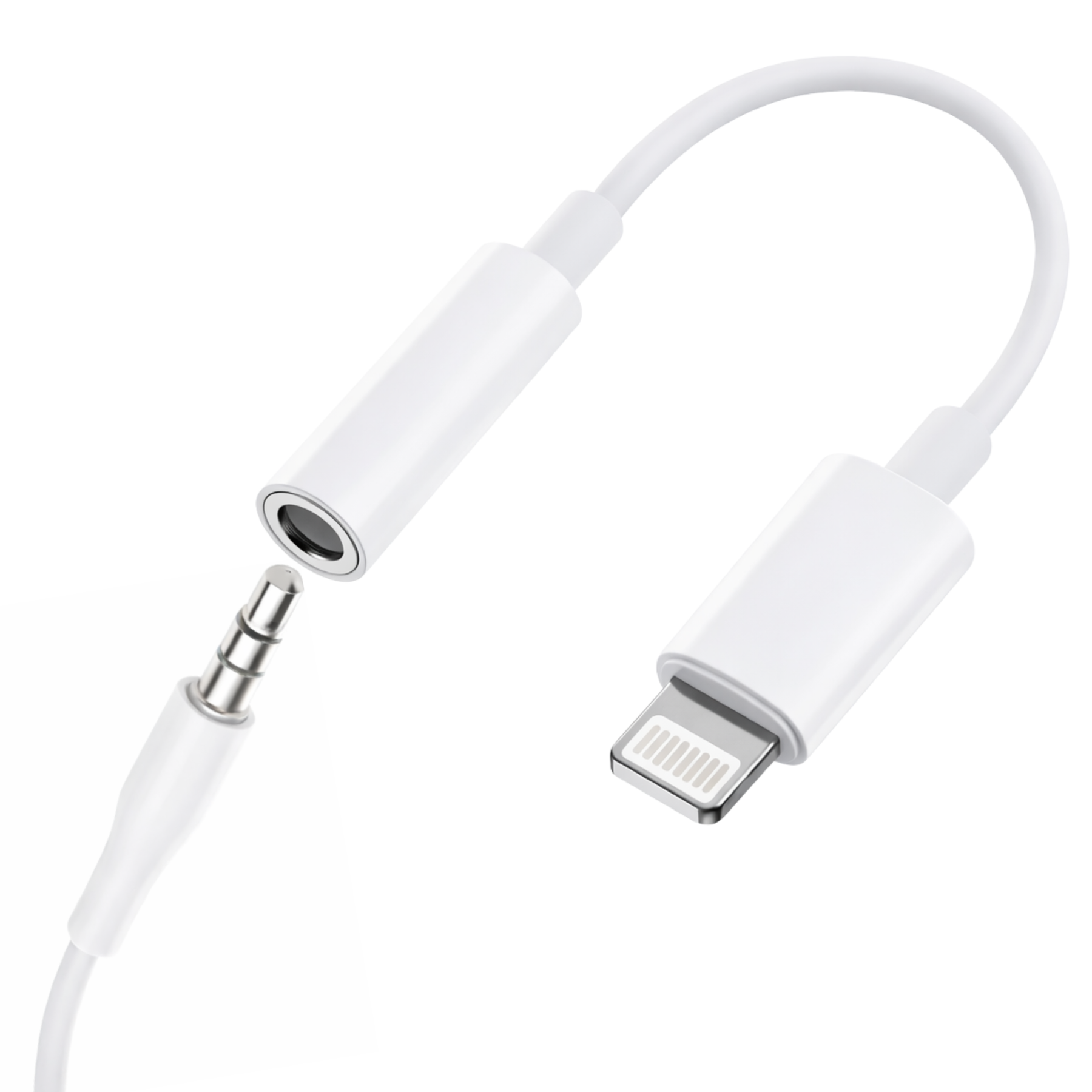 Adaptador De Audífonos Para Iphone Lightning A Jack 3.5mm