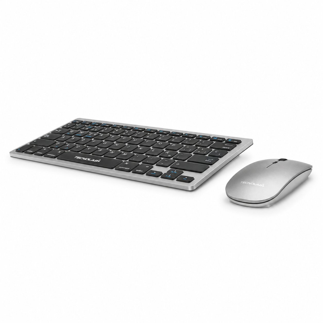 KIT Teclado y Mouse Inalámbrico Conexión Bluetooth + USB 2G