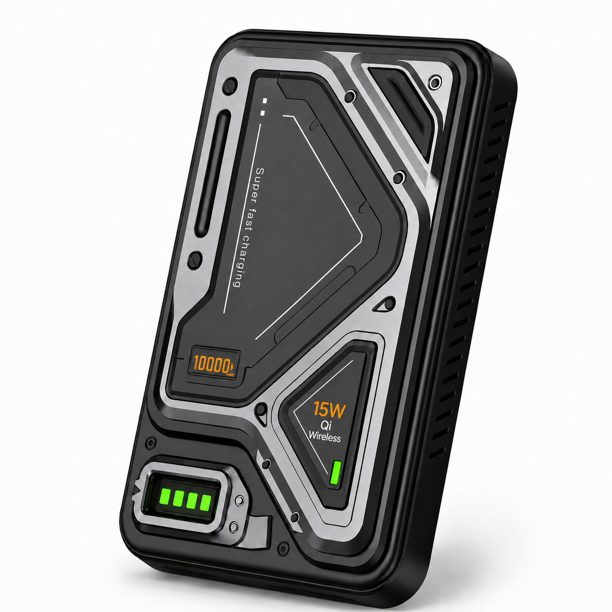 Powerbank de Carga Inalámbrica de Inducción 10A Carga Rápida