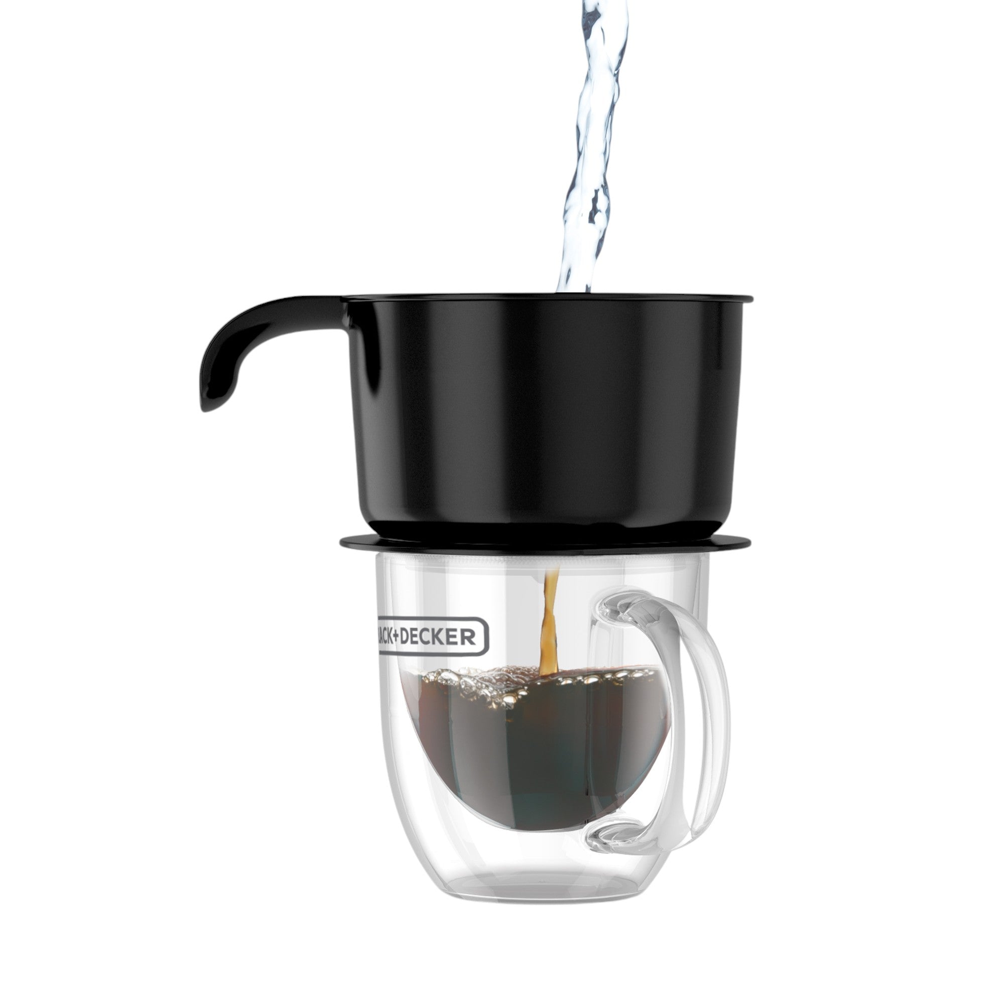 Cafetera Black + Decker 4 En 1 para 5 Tazas + Filtro Permanente