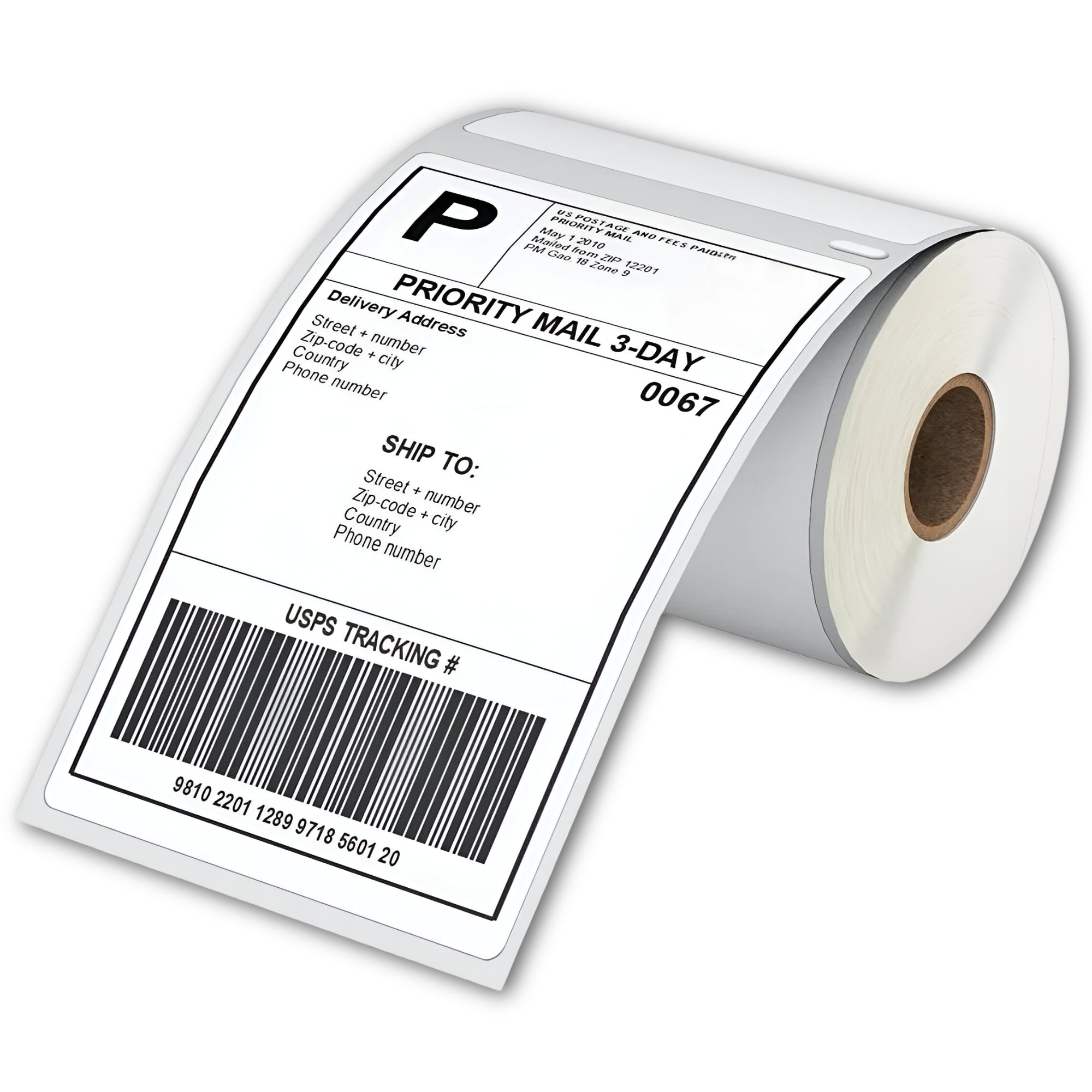 Pack de 5000 Etiquetas Térmicas Autoadhesivas 100x150mm 10UN