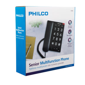 Telefono de Red Fija Adulto Mayor con Números Grandes 170BK