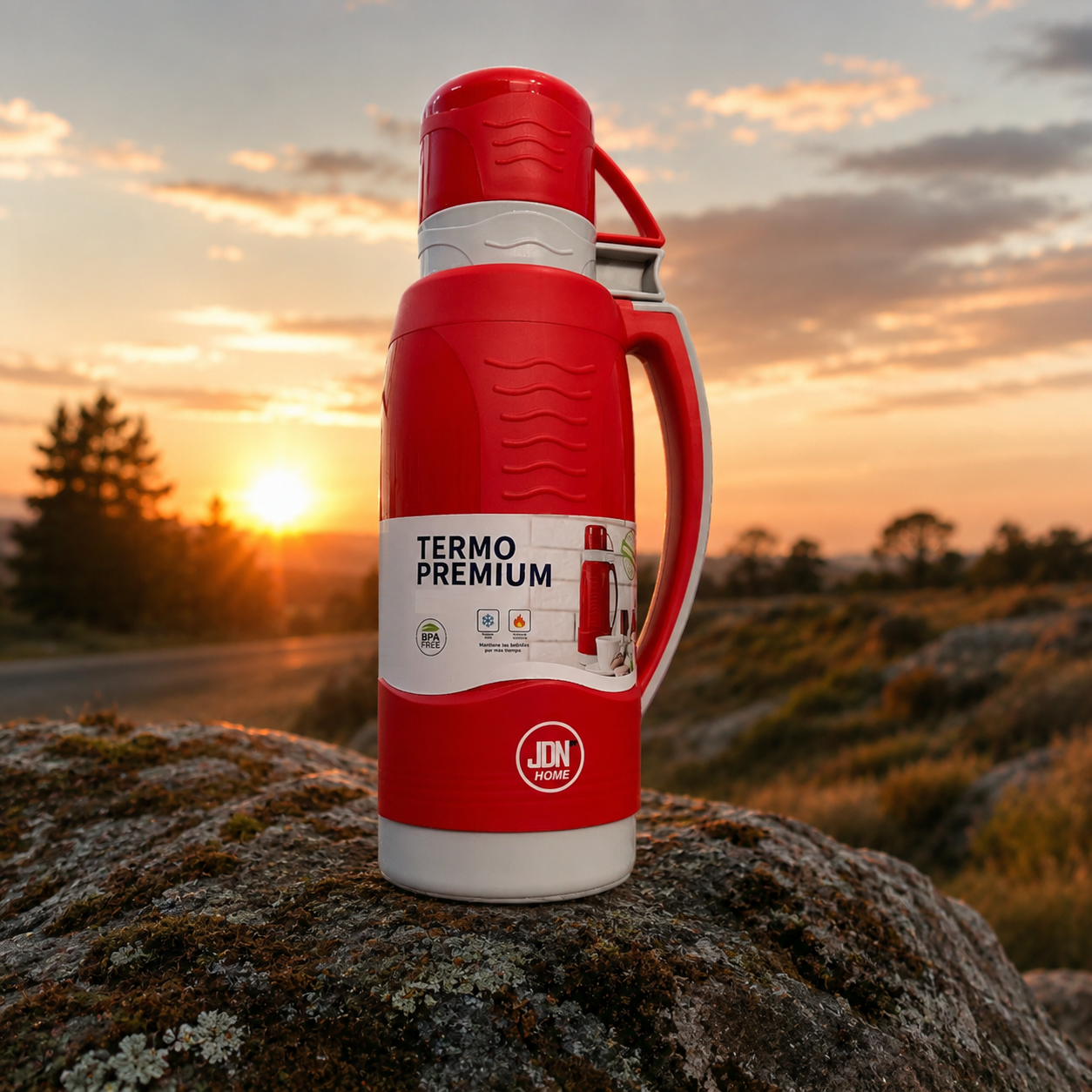 Termo JDN 600ML para Agua Fría y Caliente / Conserva 8 Horas