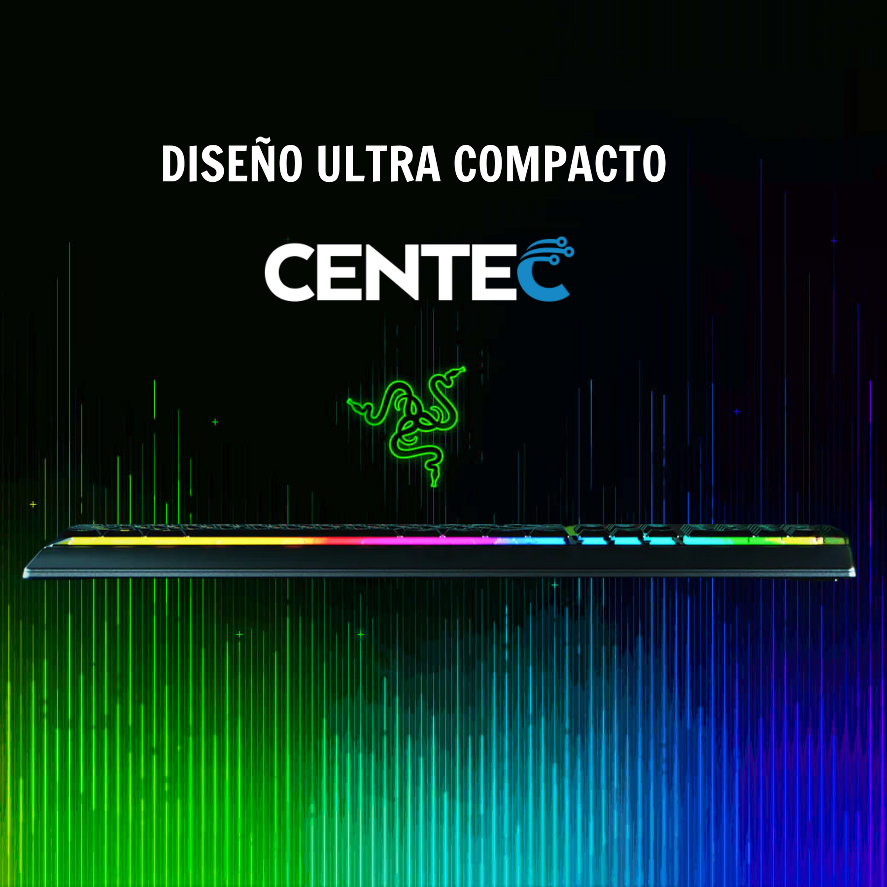 Teclado Gamer Razer Ornata V3 RGB con Apoya Muñecas Español