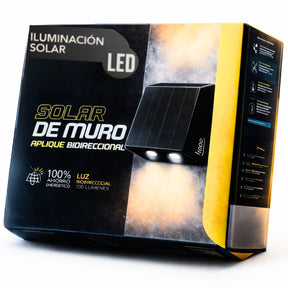 LAMPARA DE MURO SOLAR APLIQUE BIDIRECCIONAL 175415