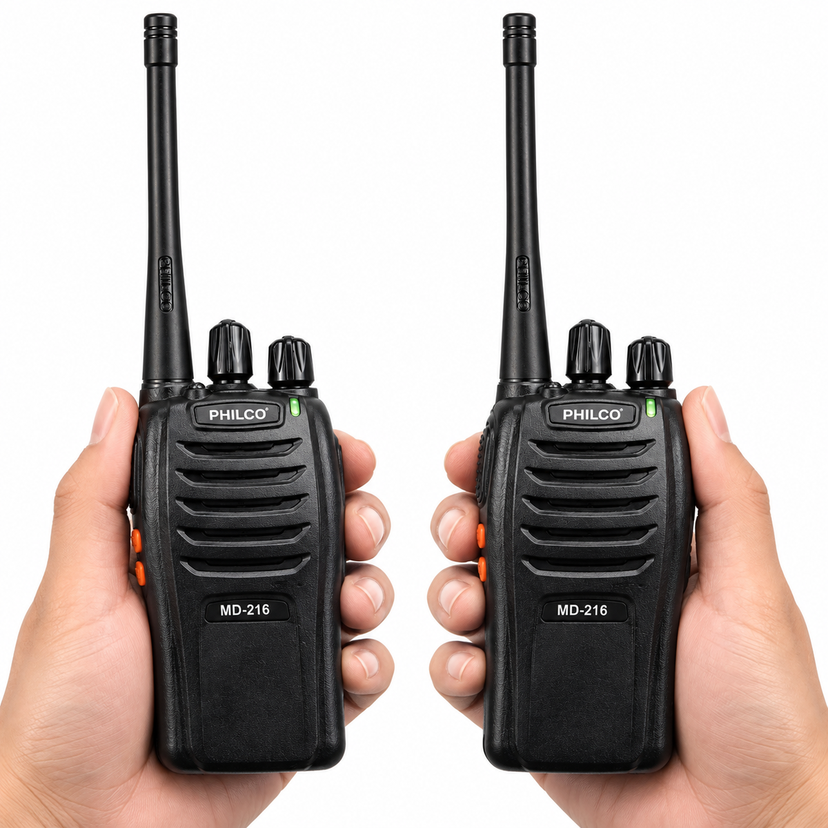 KIT de 2 Radio Transmisores Philco Walkie Talkie 16KM MD-216