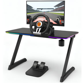 Kit Volante Con Pedales Krom K-Wheel Premium Ps4 Xbox One PC