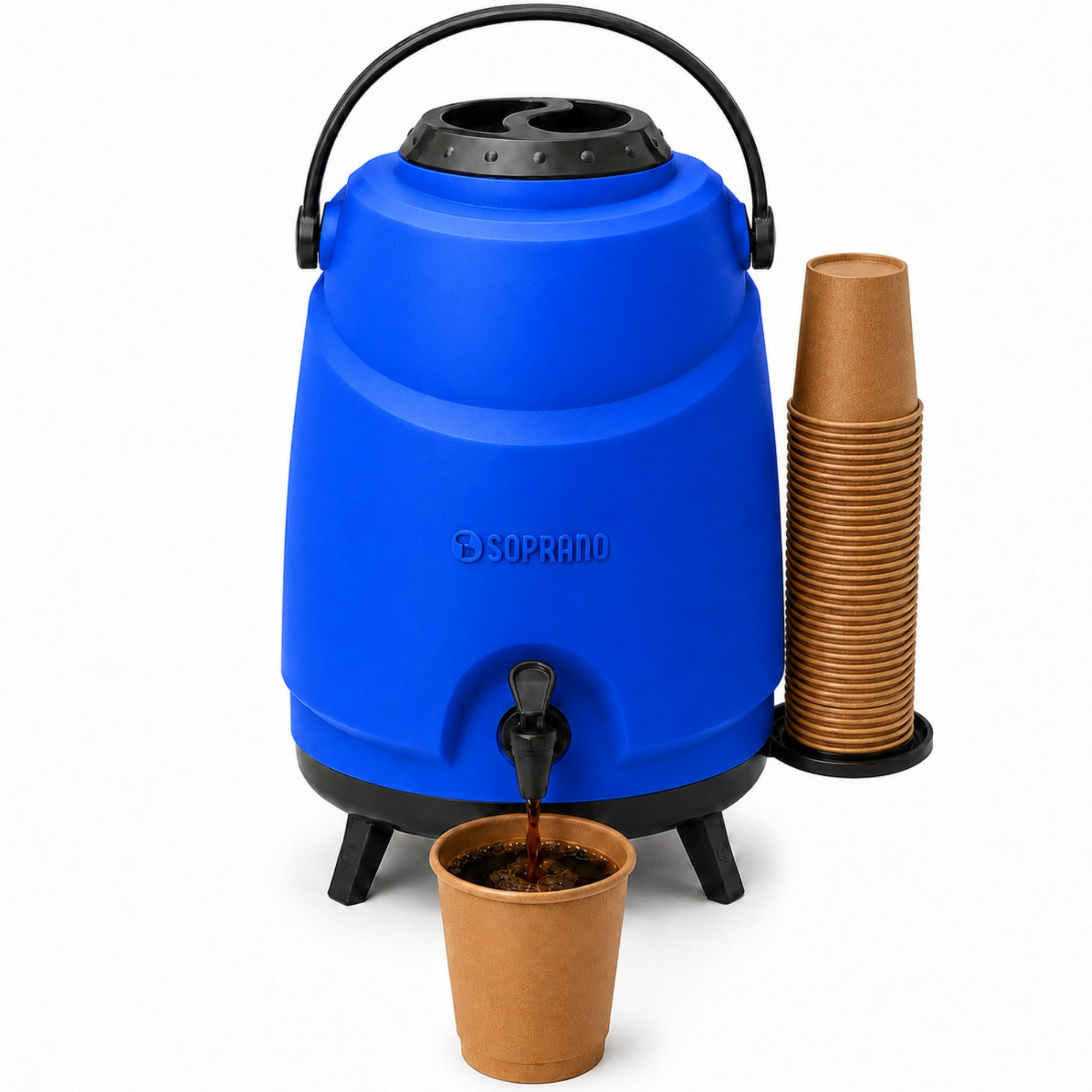 Maxi Termo 12 Litros Soprano Azul para Agua Fria y Caliente