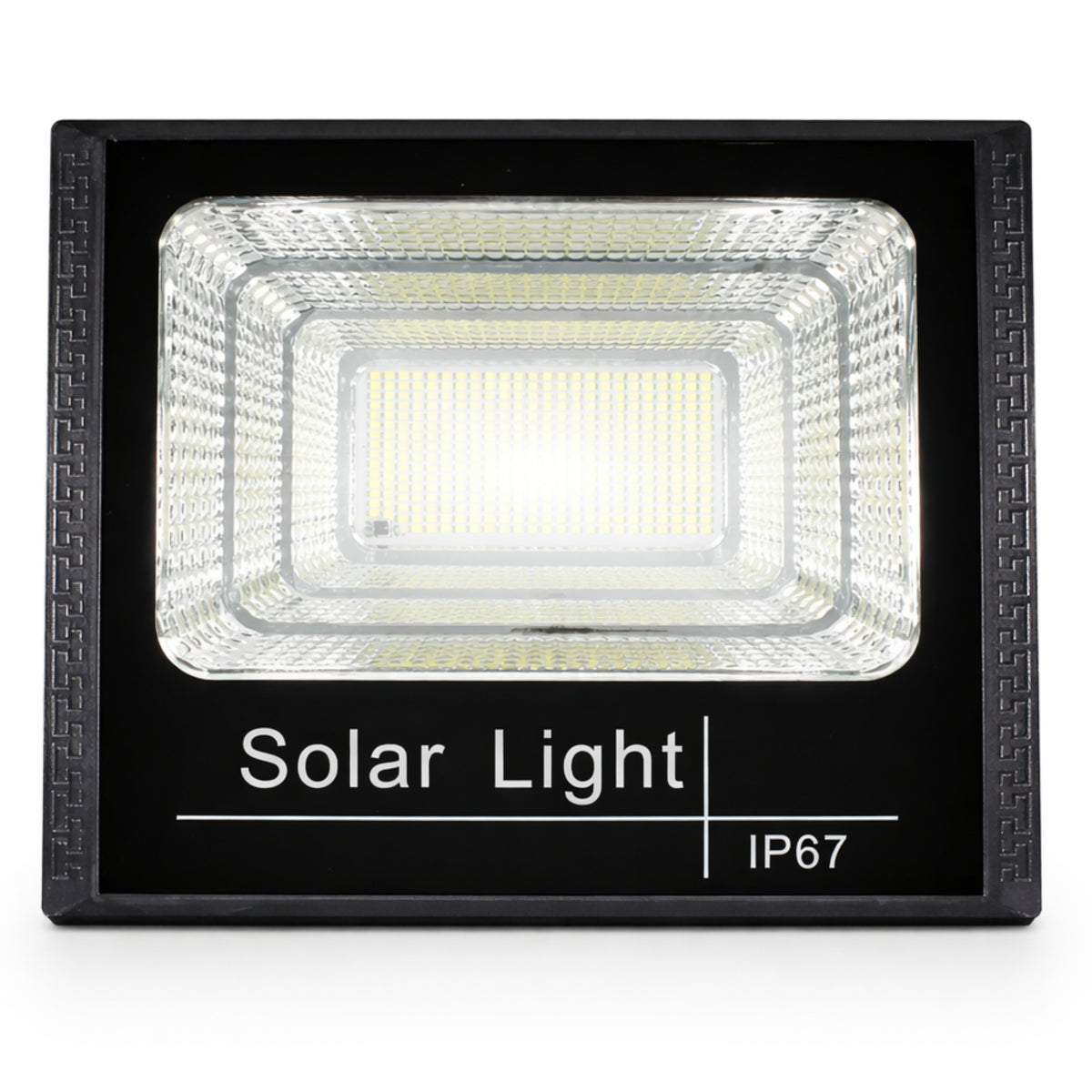 Foco Solar Exterior 500W IP67 con Panel HD + Control Remoto