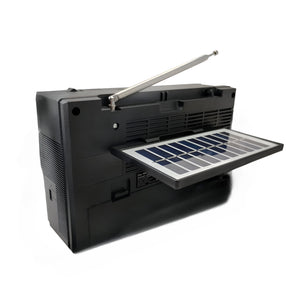 Radio AM/ FM/ SW/ BT Recargable USB-C + Carga Solar & Pilas