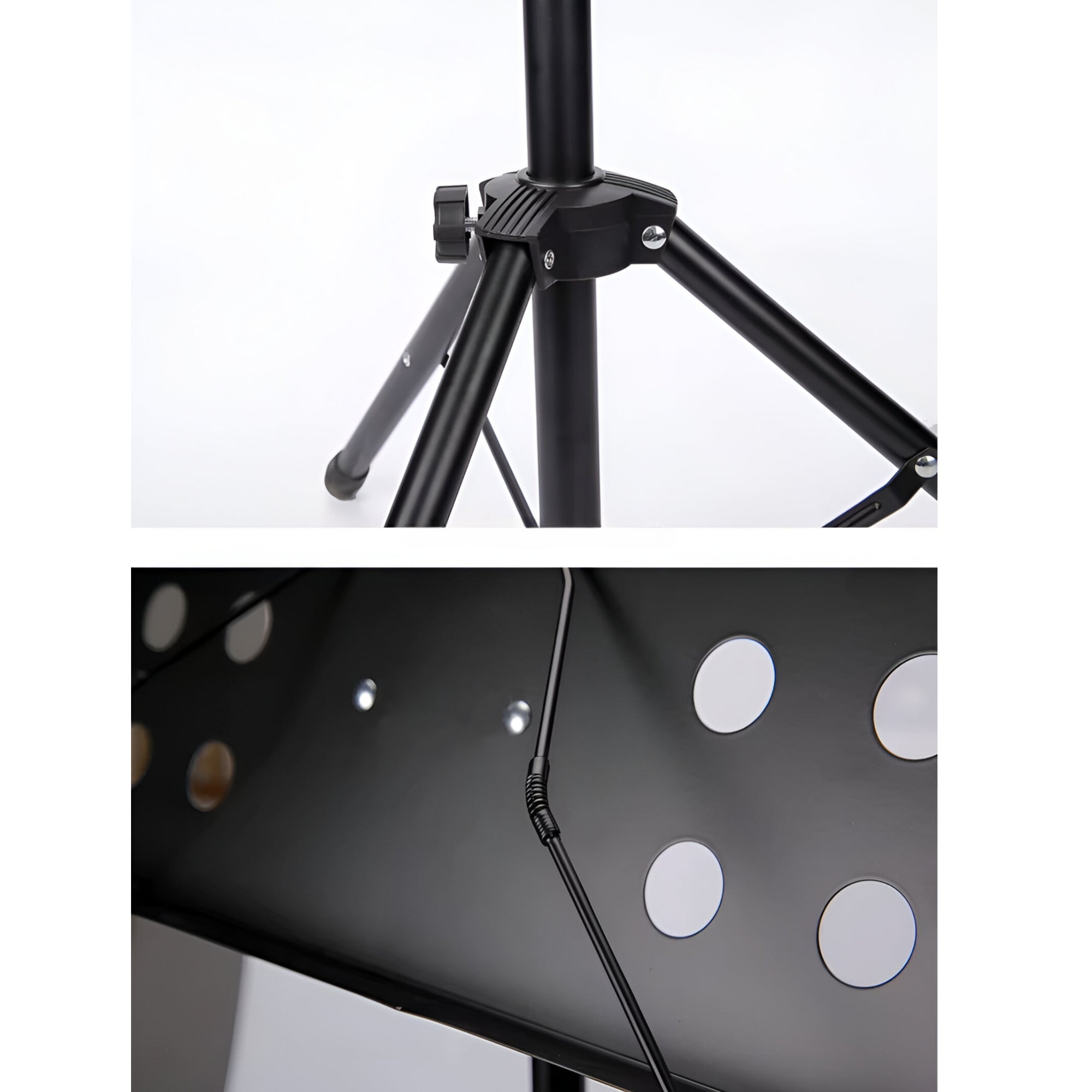 Soporte Atril de Partituras con Altura Ajustable de Aluminio