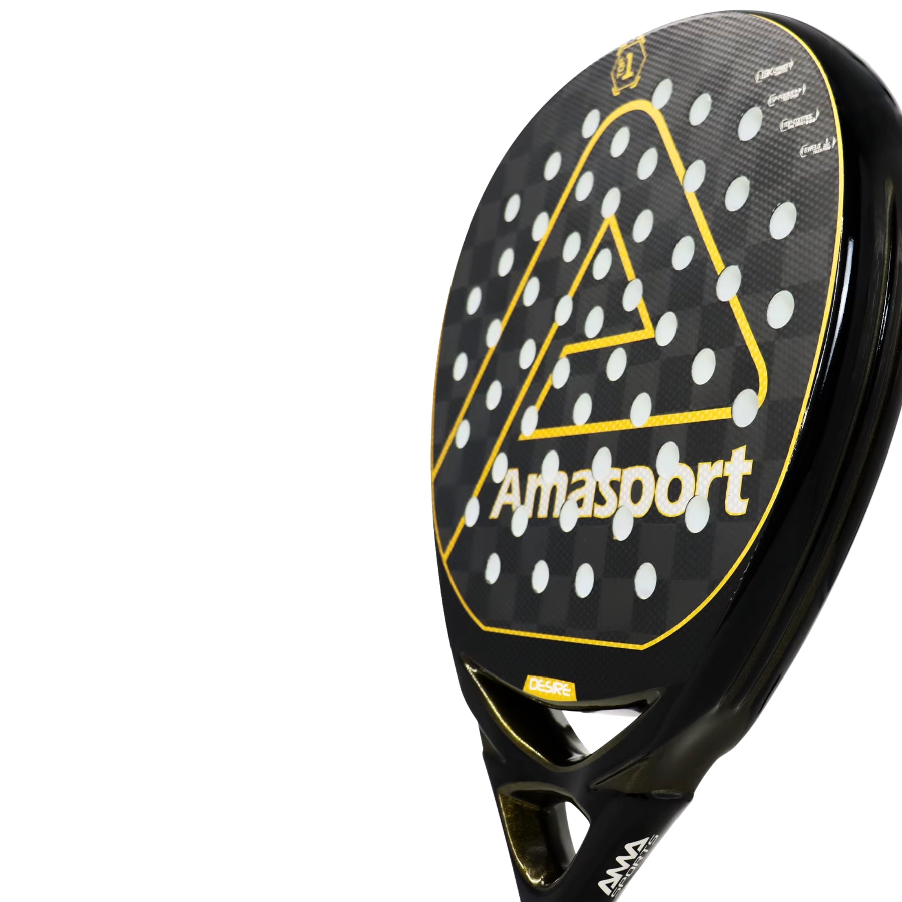 Pala de Padel de Fibra de Carbono 18K TOP 1 SP Power Atack