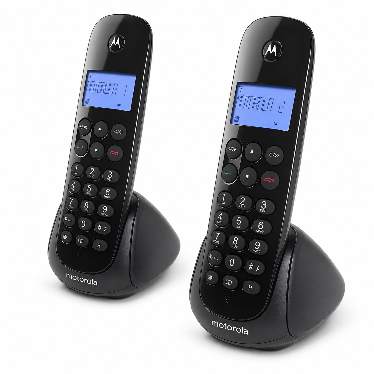 Pack de 2 Teléfonos Inalámbricos Motorola M700-2 Dual HD