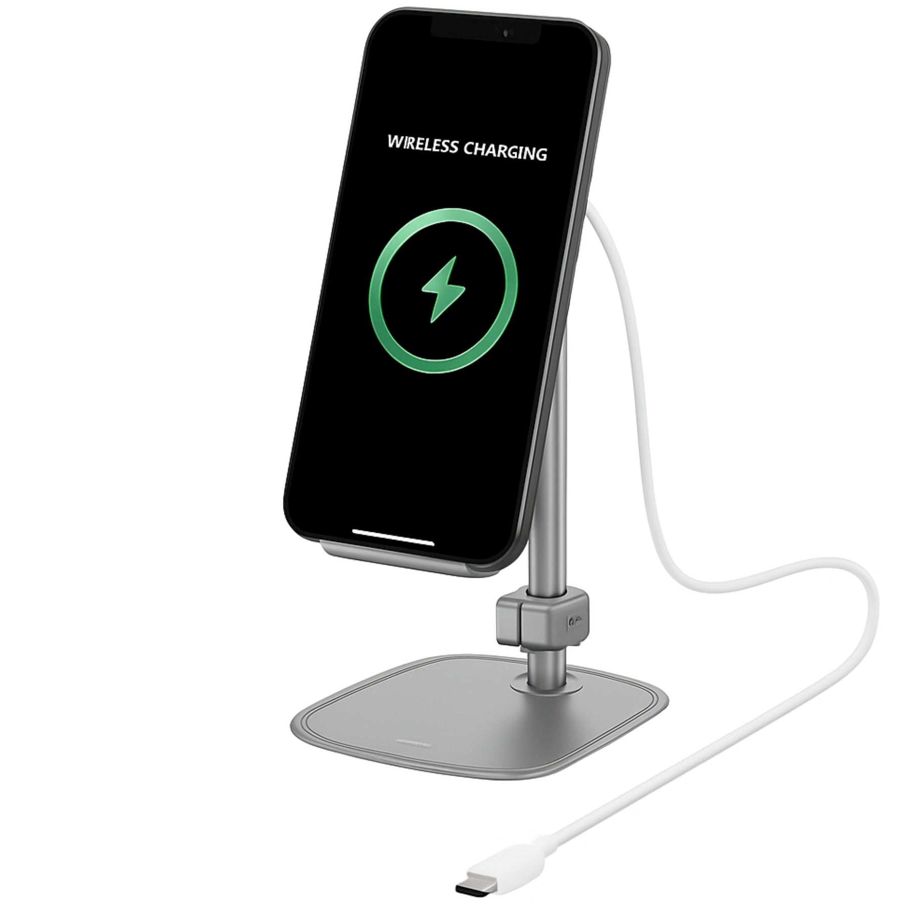 Soporte Smartphone y Tablet Desk con Carga Inalámbrica 15W