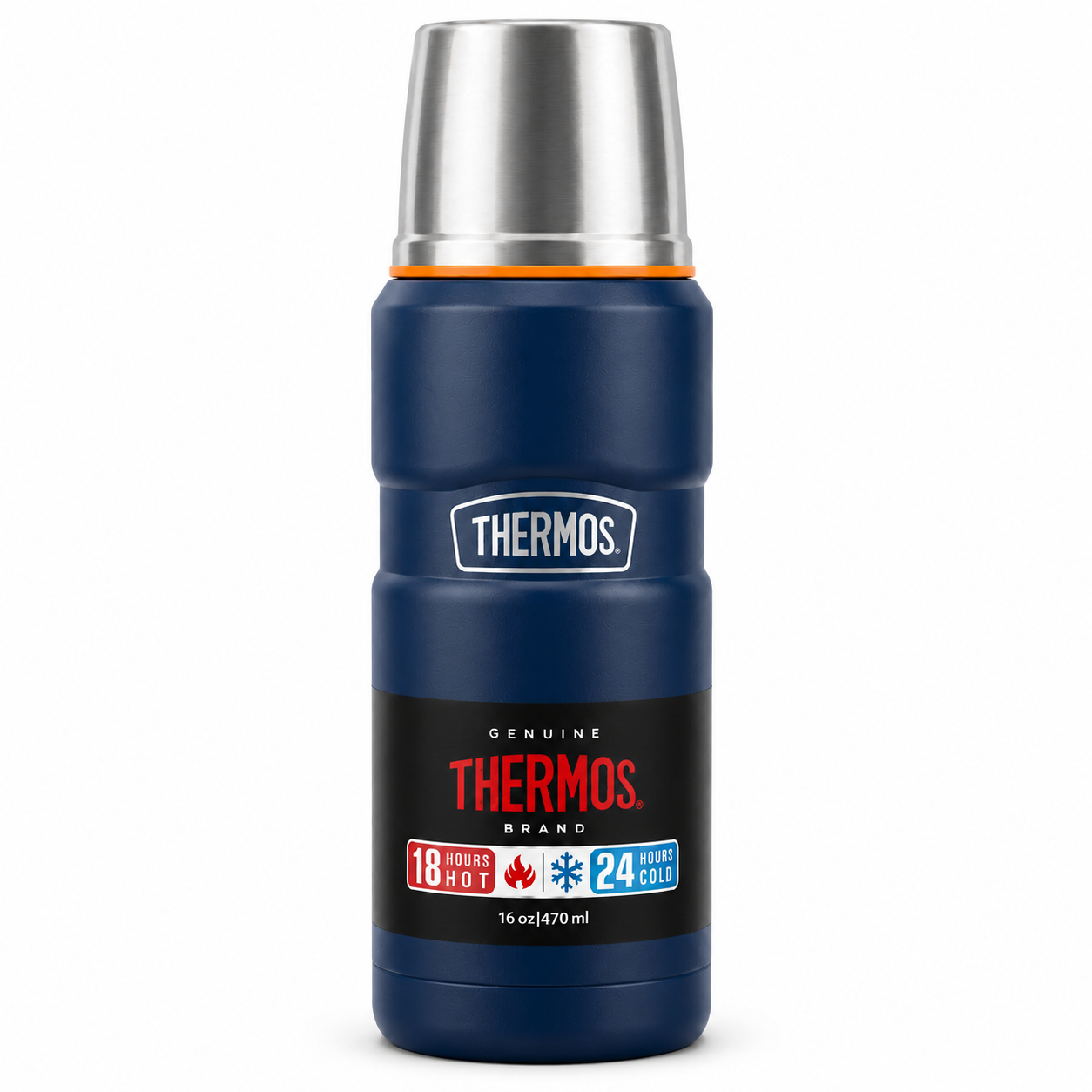 Termo Premium 470ML Multiusos SK2000MB Thermos Azul King 12h