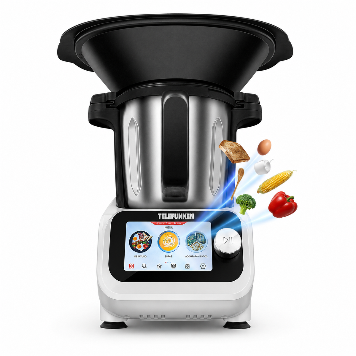 Robot de Cocina Touchscreen TELEFUNKEN CHEF WIFI 1300W 3.5L