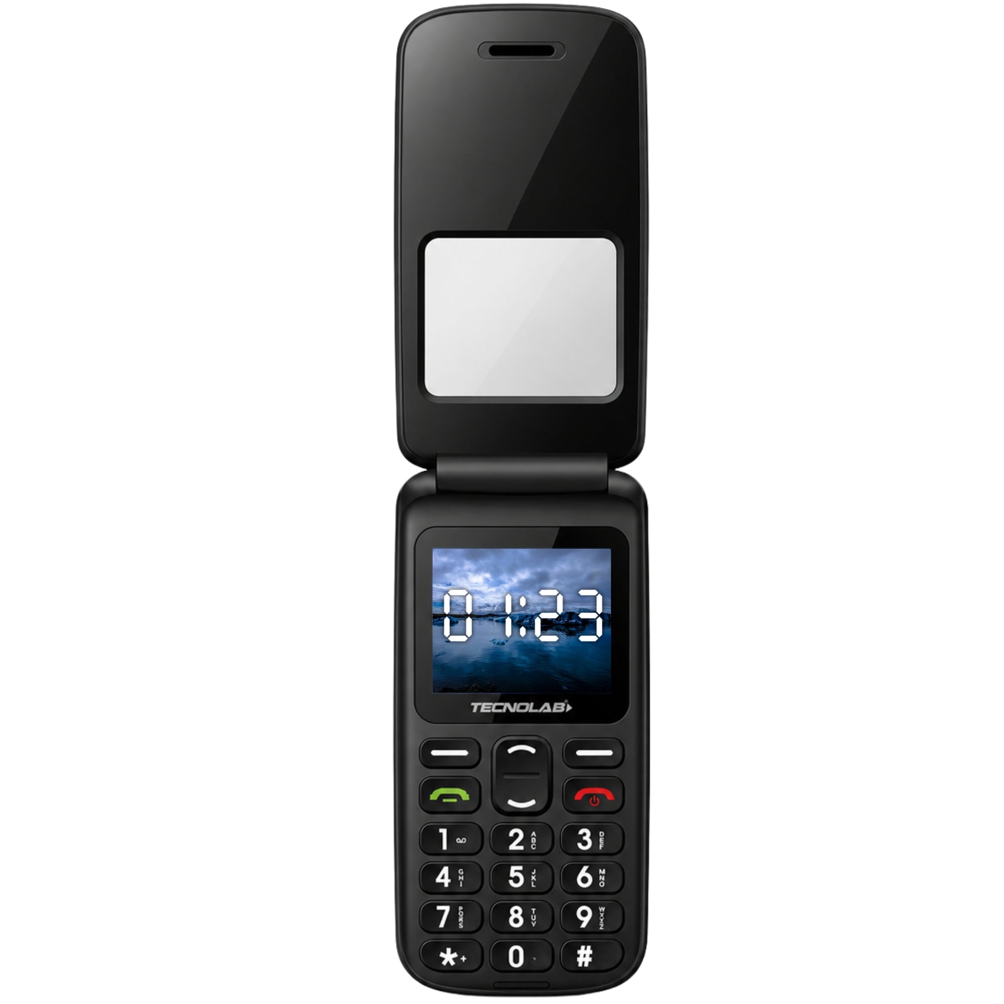 Teléfono Senior Adulto Mayor Tipo Almeja Modo S.O.S 4G 456BK