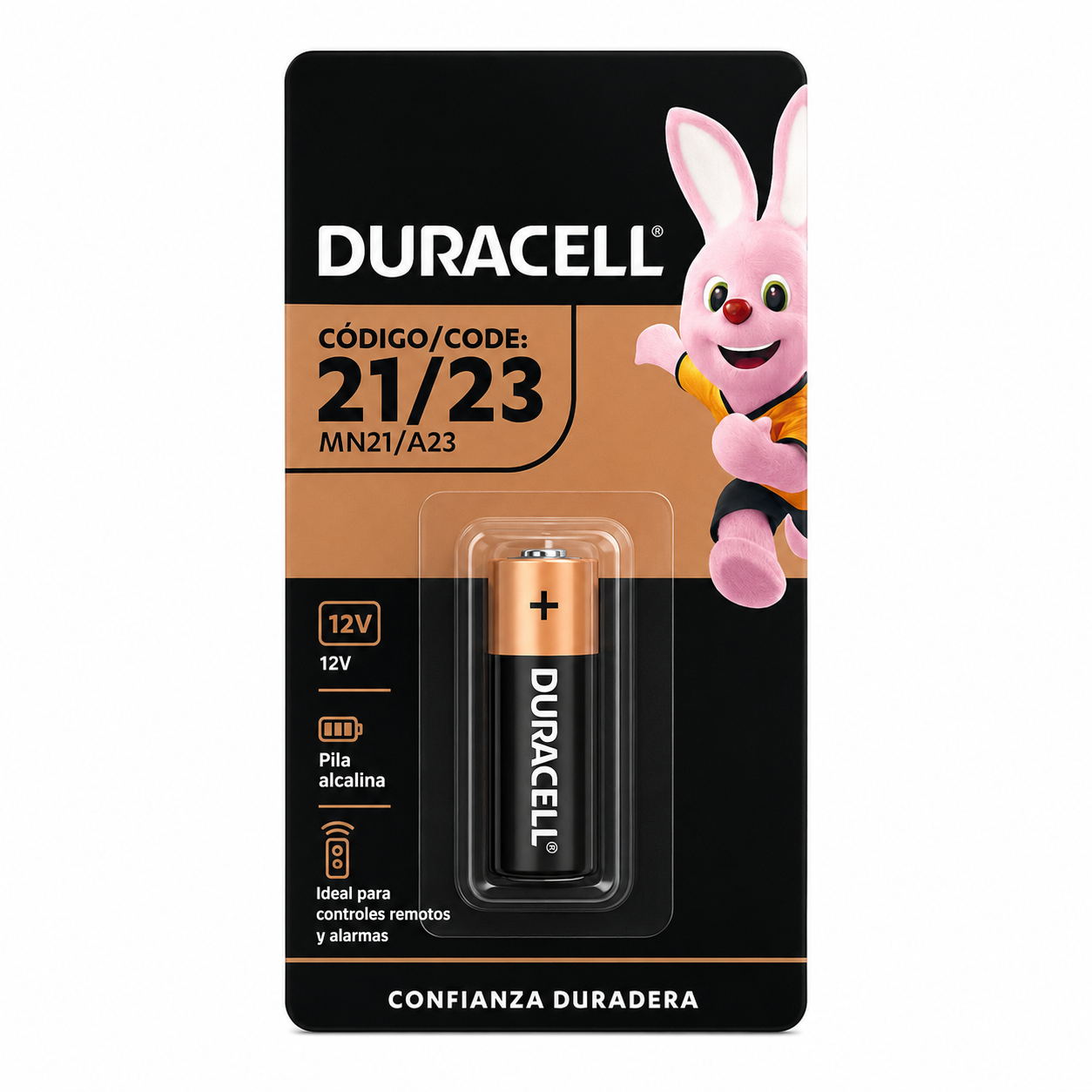 Pila Duracell Especial  23 / 21 / MN21 / A23 Duralock 12V