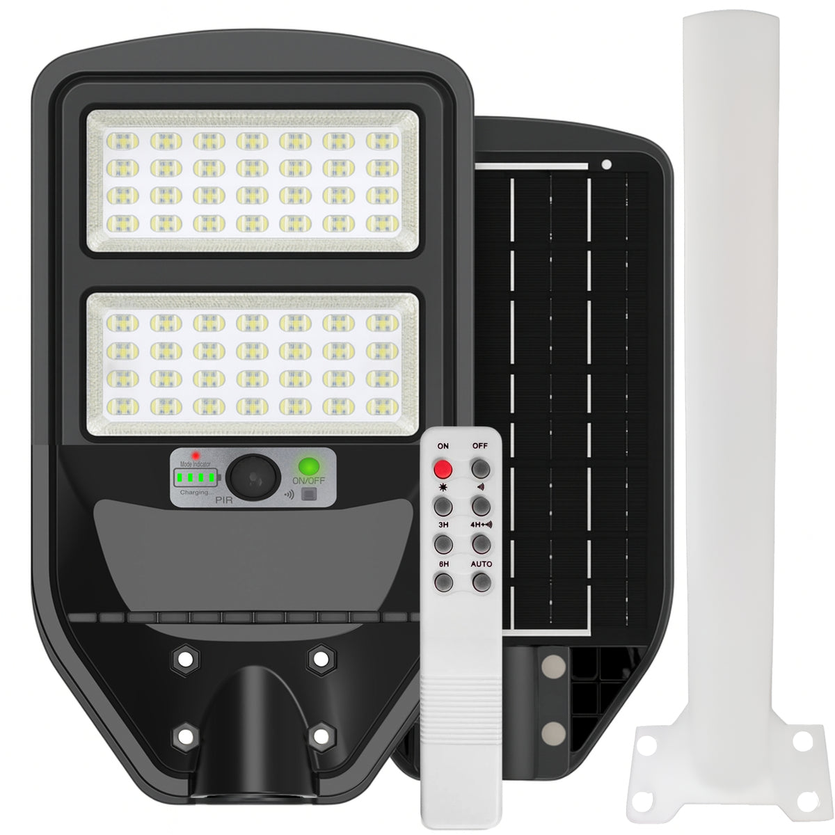 Luminaria Solar Publica con Soporte - High Light LED 100W