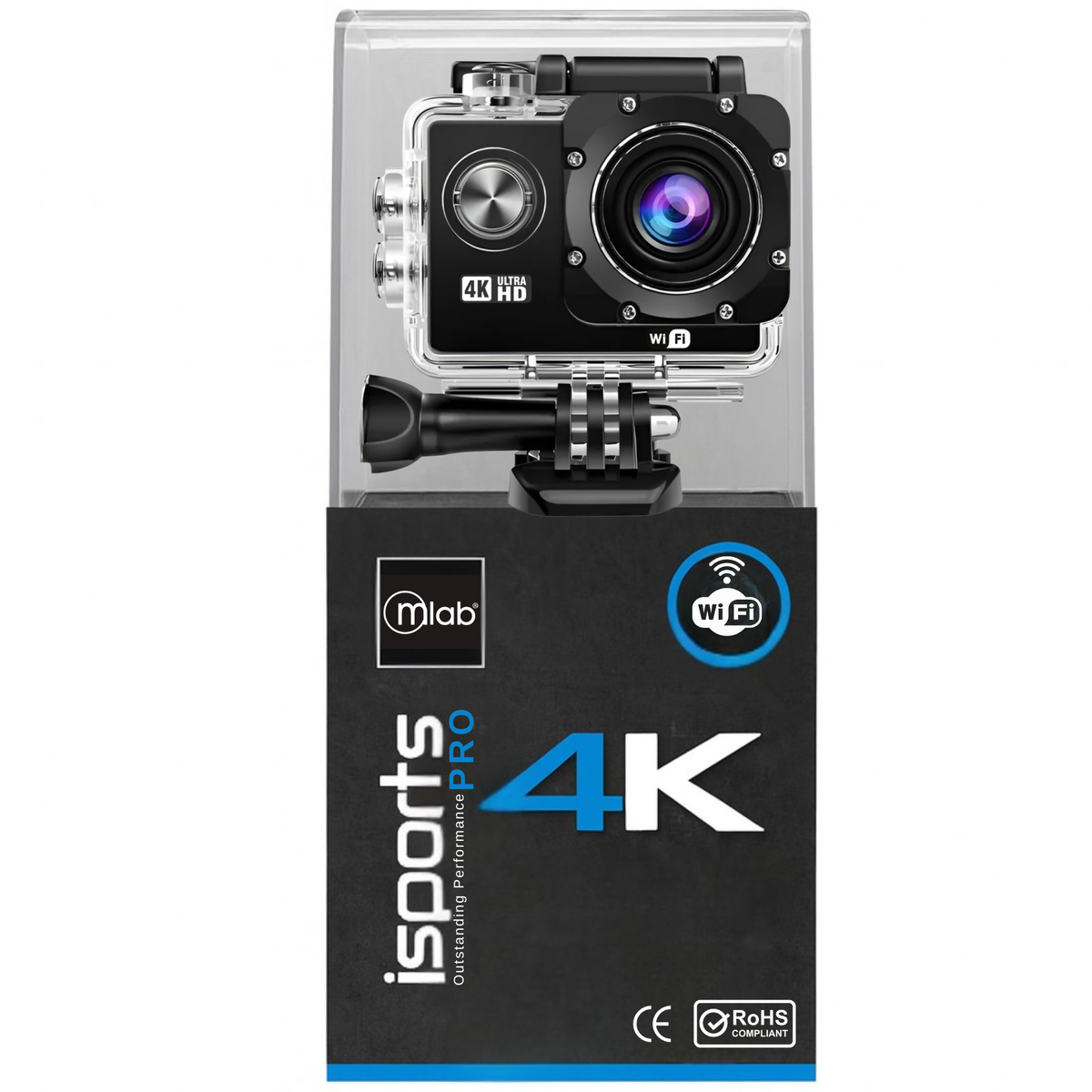 Cámara Deportiva 4K Waterproof Ultra HD ISPORT Wifi - 8962