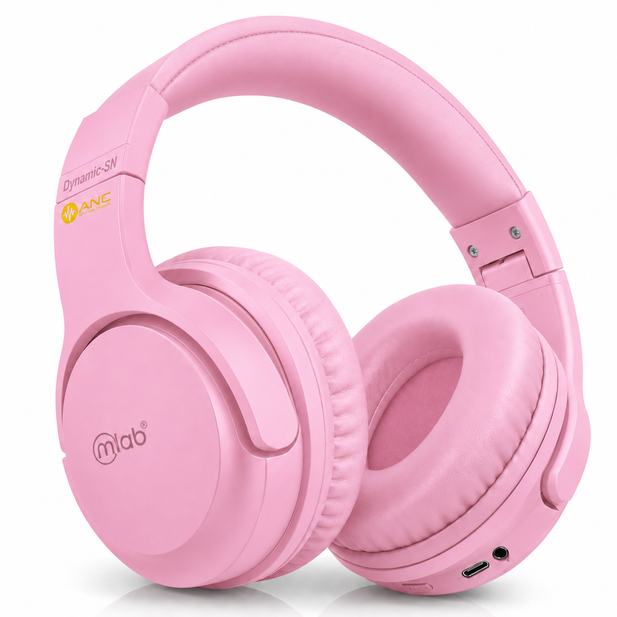 Audífonos ANC Bluetooth Dynamic Stop Noise Confort Pink 32H
