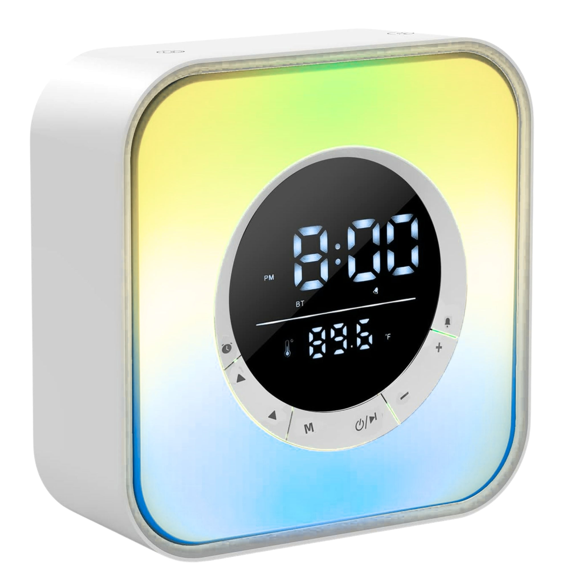 Parlante Bluetooth RGB Despertador Reloj Temperatura SPG-134